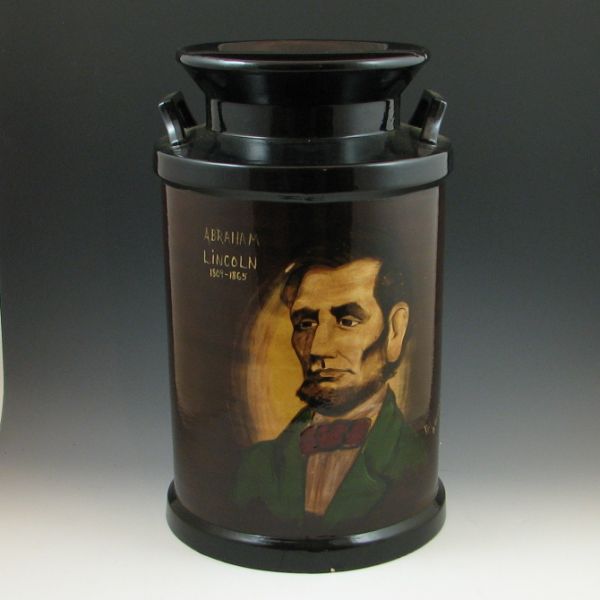 Early Rick Wisecarver milk jug with