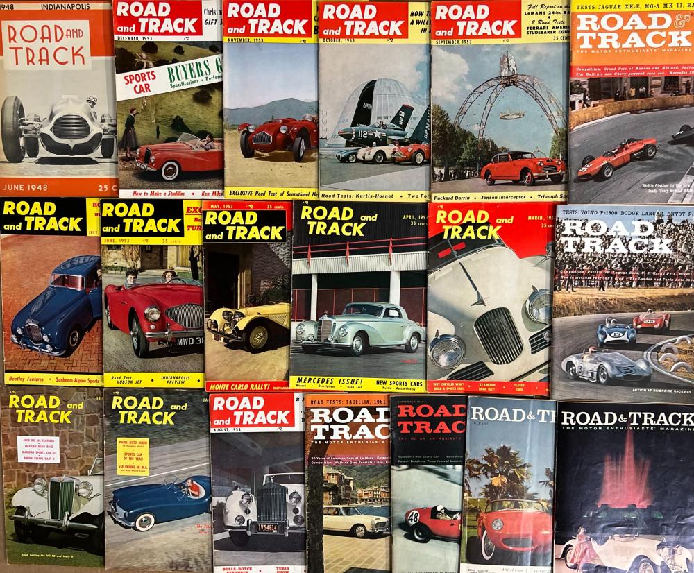 EARLY ROAD AND TRACK FROM 1948 -