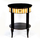 EARLY ROCHE BOBOIS ROUND END T