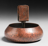 EARLY ROYCROFT HAMMERED COPPER