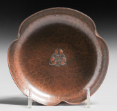 EARLY ROYCROFT HAMMERED COPPER