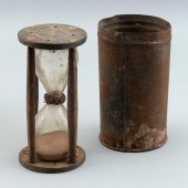 EARLY SANDGLASS TIMER FIRST HA
