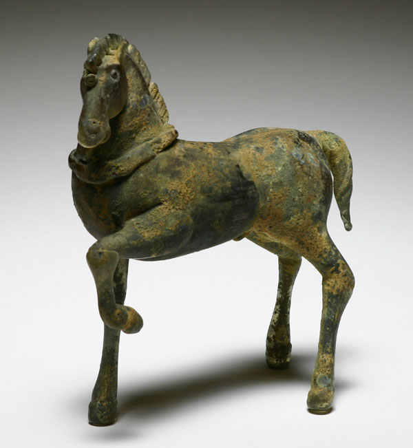 Early Scavo Murano art glass horse.