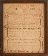 EARLY SCHOOLWORK DATED 1700 14