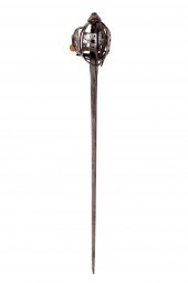 EARLY SCOTTISH BASKET HILTED B