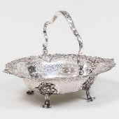 EARLY SCOTTISH SILVER CAKE BAS