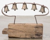 EARLY SET OF BRASS AND IRON CO