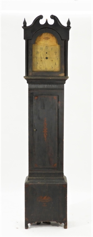 EARLY SETH THOMAS TOLE PAINTED TALL