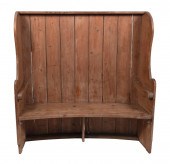 EARLY SETTLE CIRCA 1800 BACK H