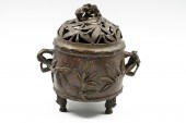 EARLY SIGNED JAPANESE BRONZE C