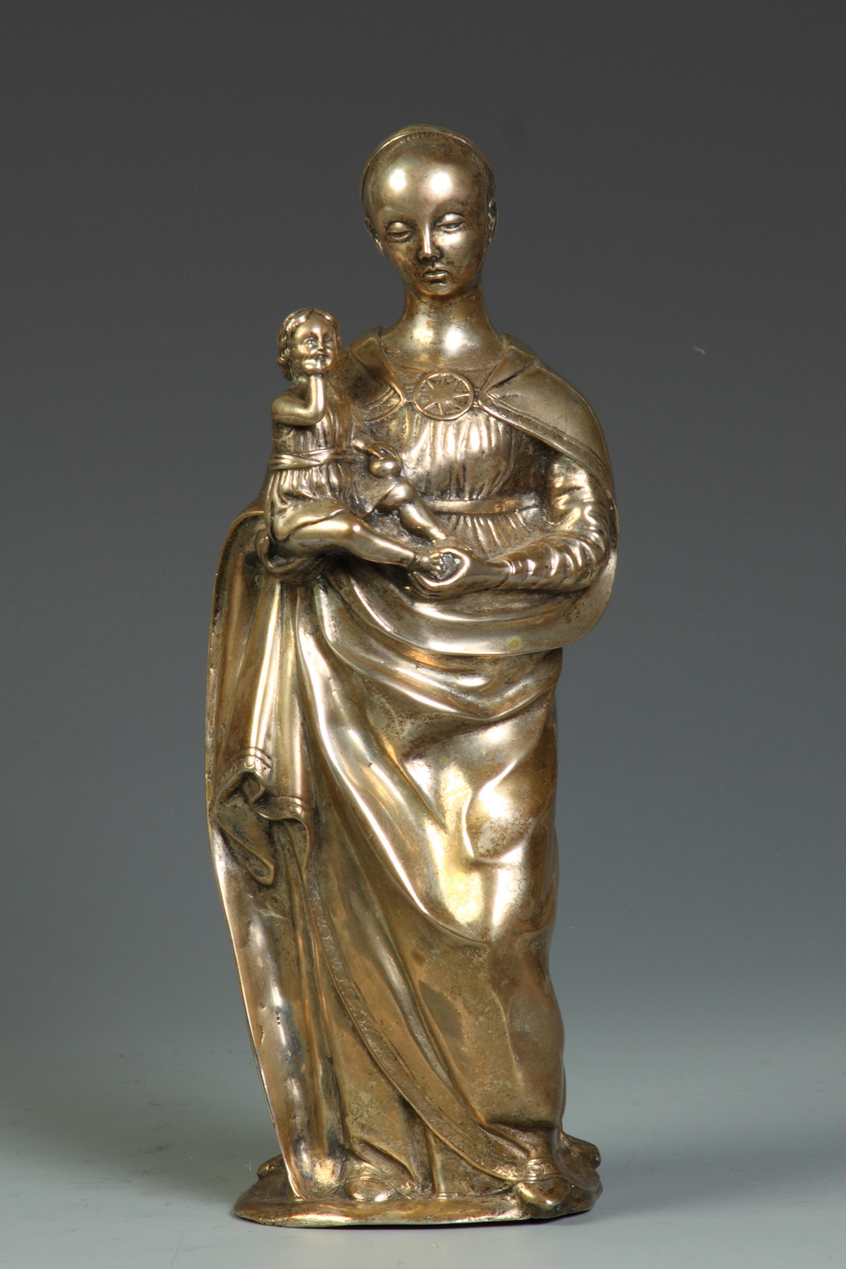 Early Silver Madonna & Child