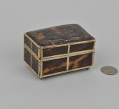 EARLY SMALL INLAID TORTOISE SH