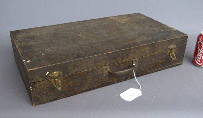 Early Stanley tool chest. 22'' W