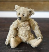 EARLY STEIFF TEDDY BEAR. A sma