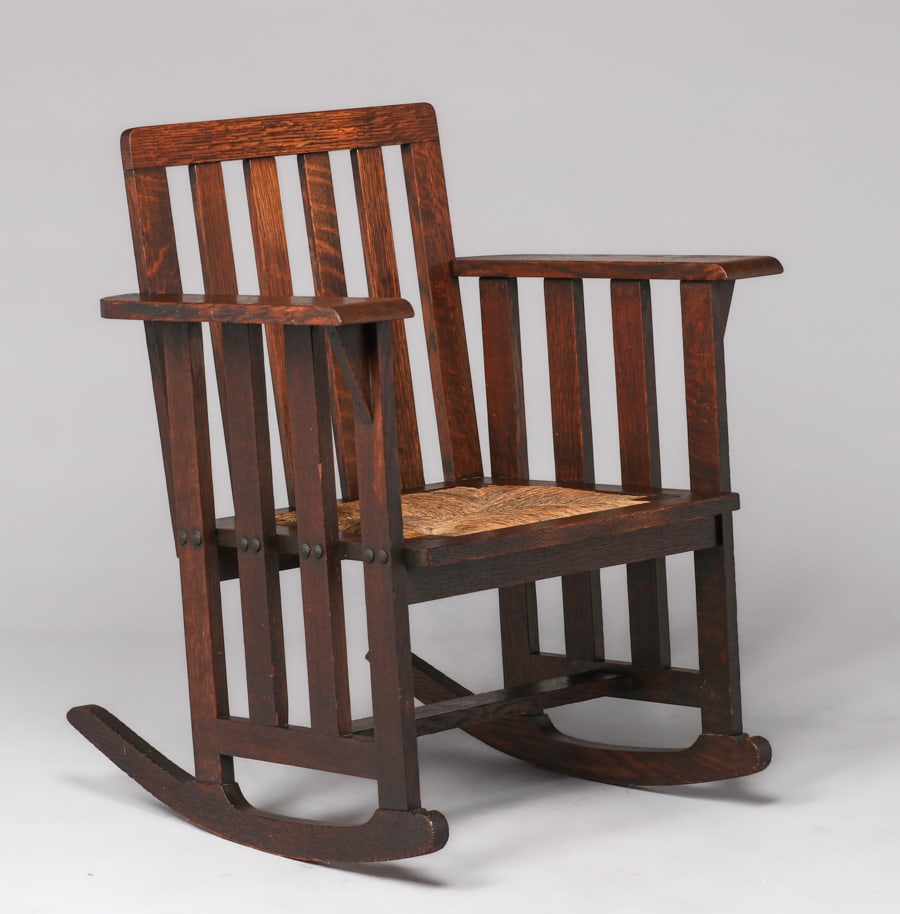 EARLY STICKLEY BROTHERS SLATTED