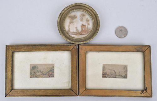 EARLY STRAW WORK MEMENTO MORI,