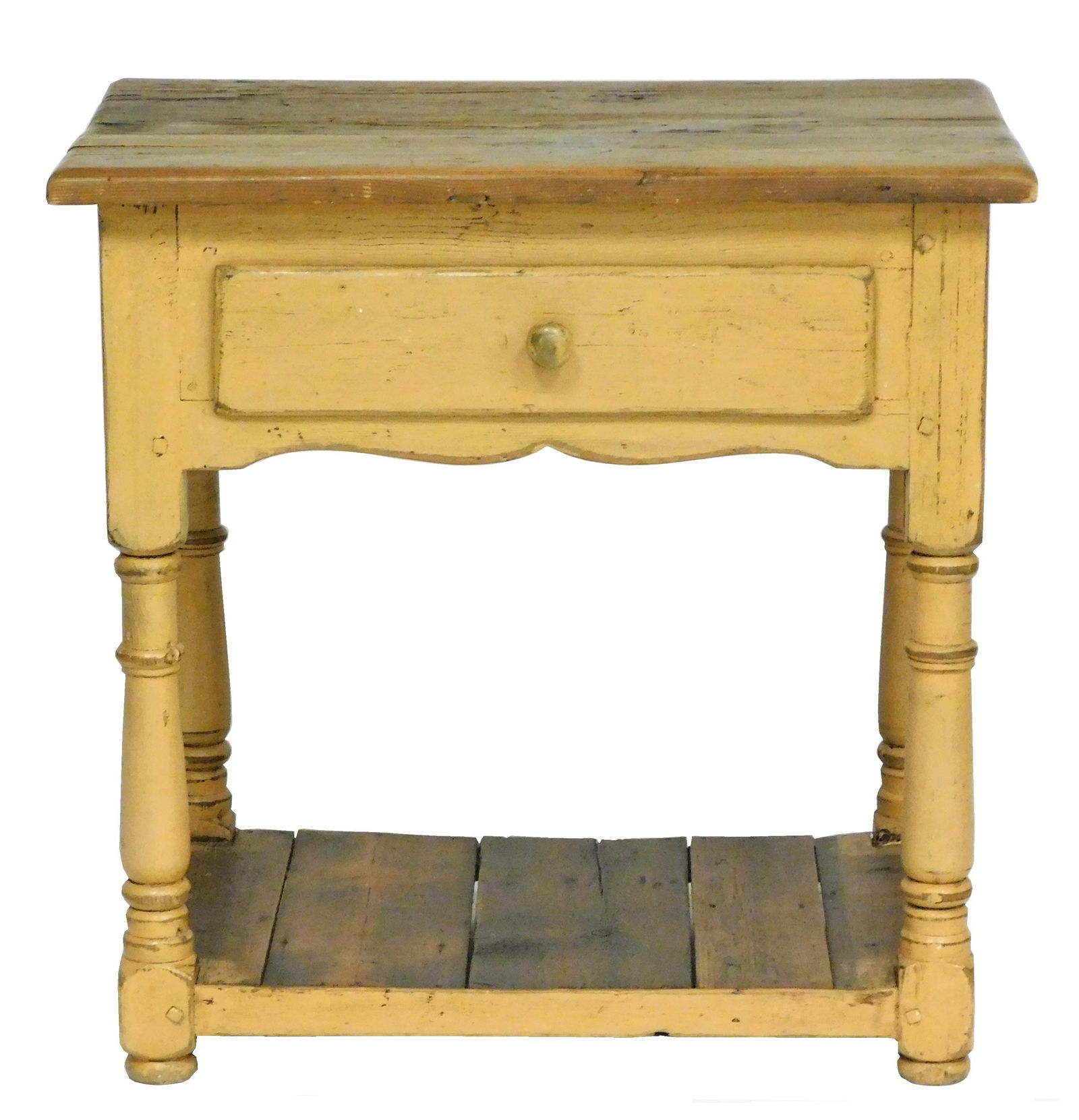 EARLY STYLE WORK TABLE, AMERICAN,