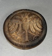 EARLY SWISS CARVED DOUBLE SIDE
