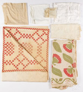 EARLY TEXTILES TO INCLUDE TWO