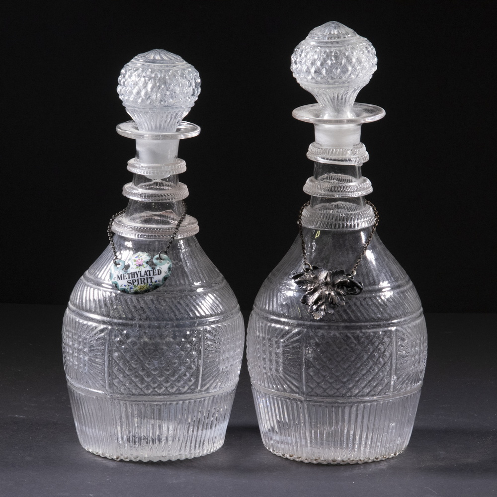 EARLY THREE-MOLD BLOWN GLASS