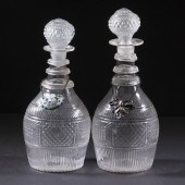 EARLY THREE-MOLD BLOWN GLASS D