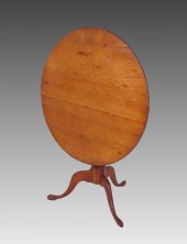EARLY TILT TOP BIRDCAGE TABLE: