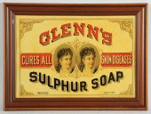 Early Tin Glenn's Sulfur Soap