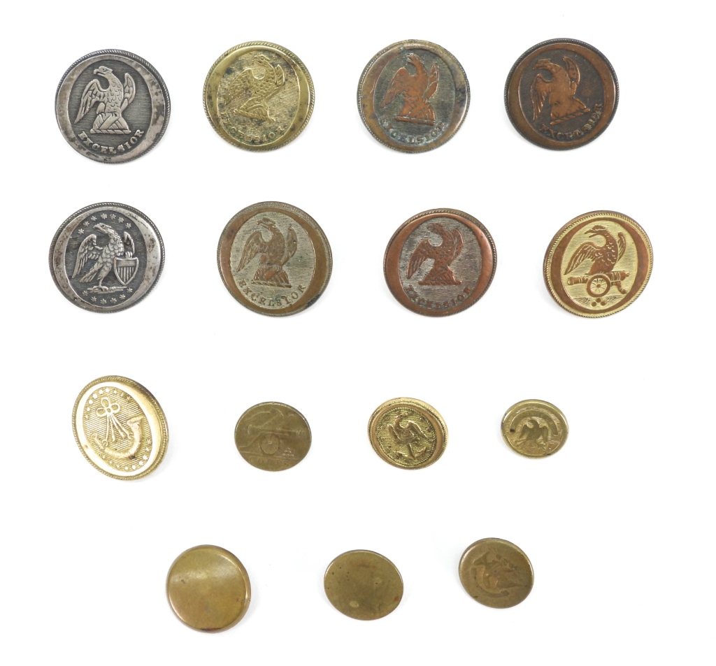 EARLY U.S. MILITIA BUTTONS United