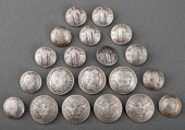 EARLY U.S. SILVER COIN MOUNTED