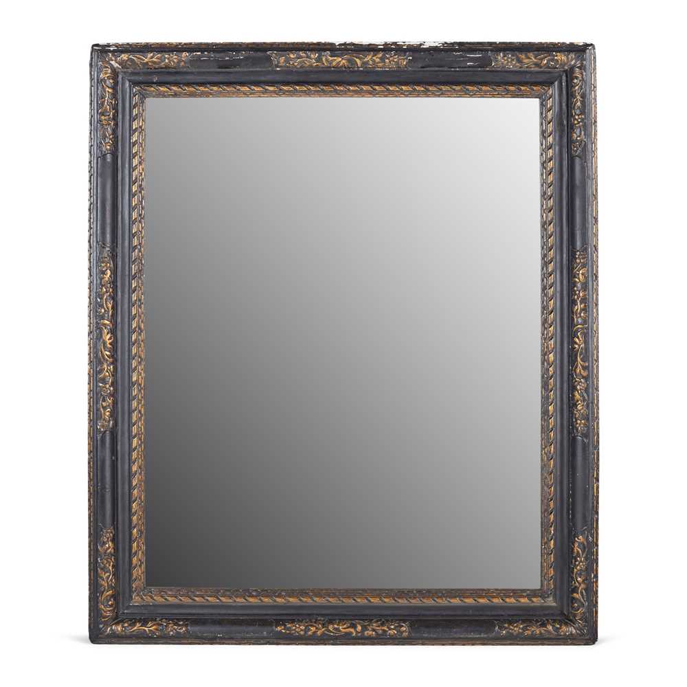 EARLY VICTORIAN EBONISED AND PARCEL