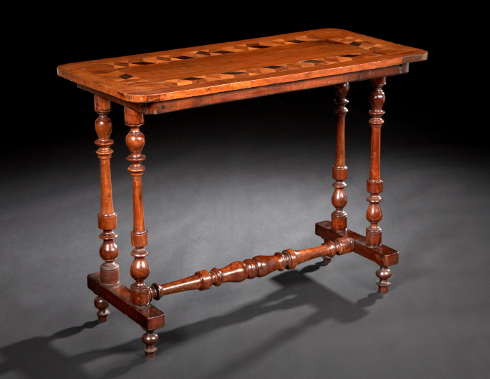 Early Victorian Inlaid Mahogany