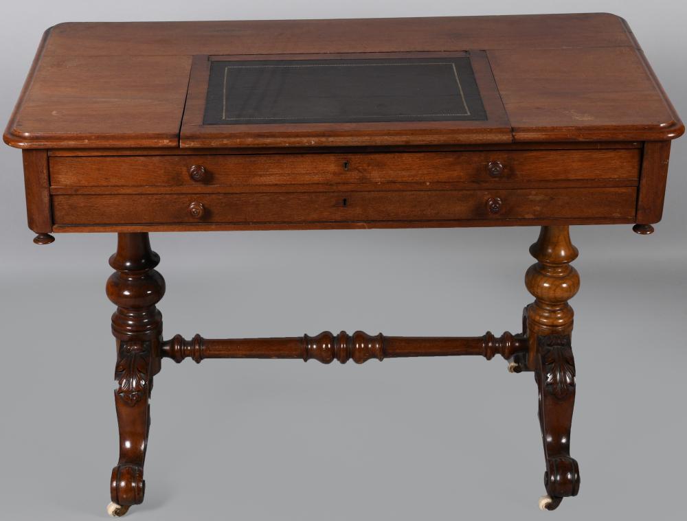 EARLY VICTORIAN MAHOGANY WRITING