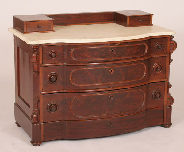 Early Victorian marble top bow