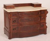 Early Victorian marble top bow