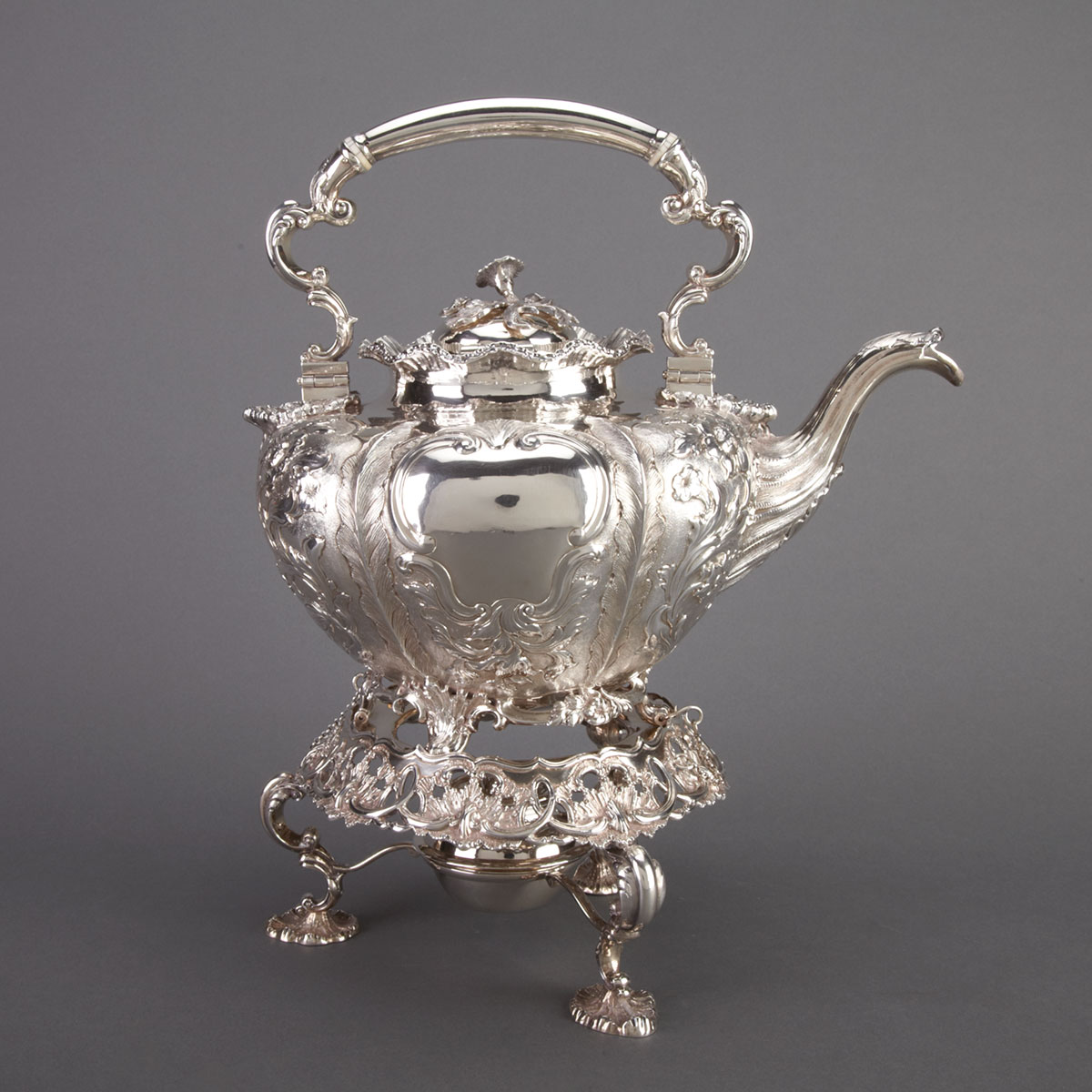Early Victorian Scottish Silver Tea