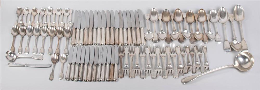 EARLY VICTORIAN SILVER ASSEMBLED