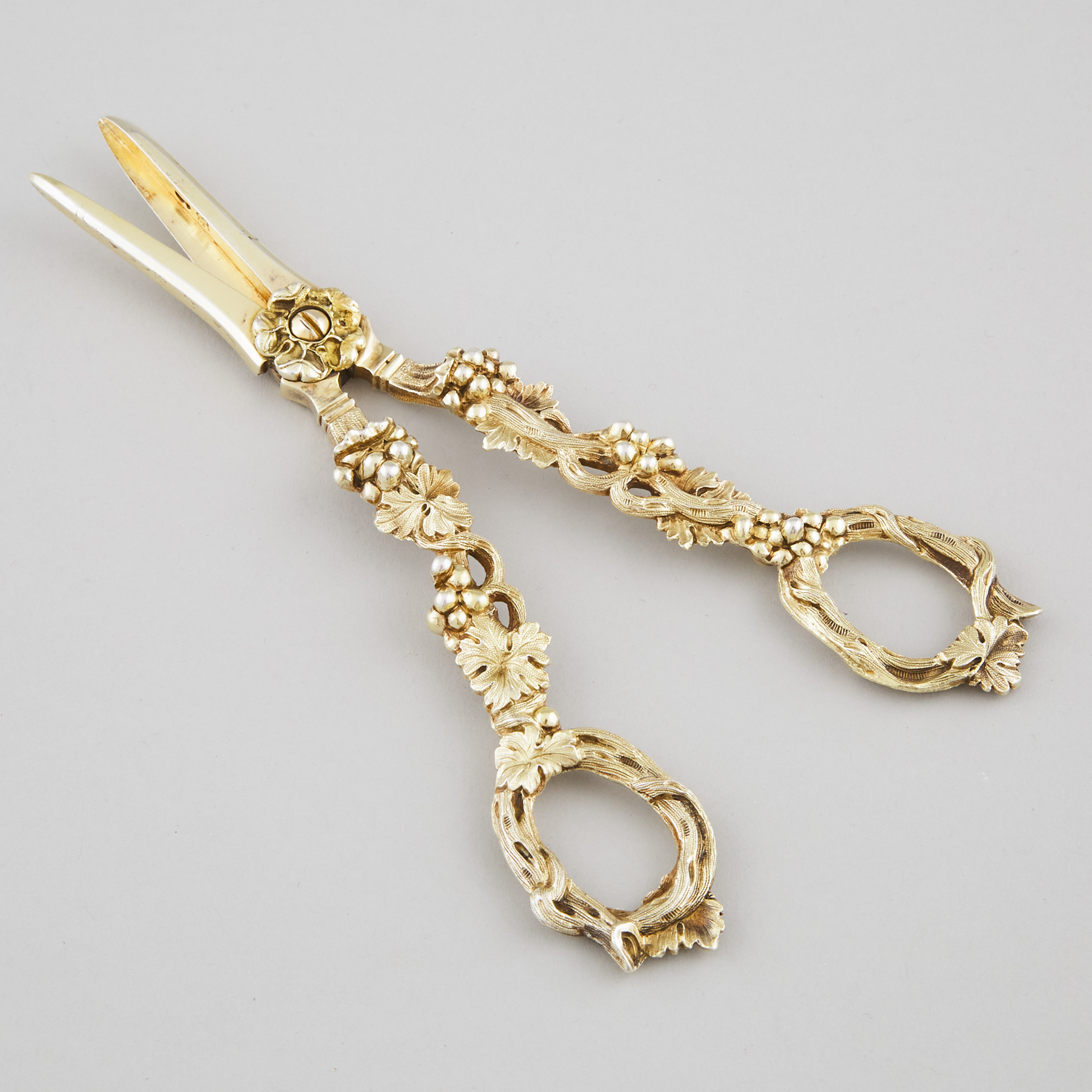 Early Victorian Silver-Gilt Grape