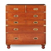 EARLY VICTORIAN TEAK CAMPAIGN