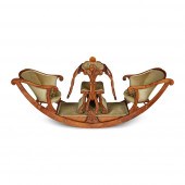 EARLY VICTORIAN WALNUT CHILD'S