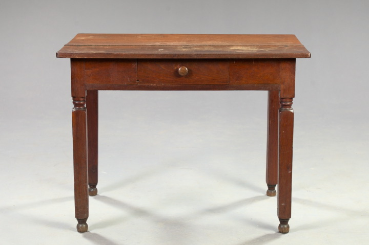 Early Victorian Walnut Work Table,