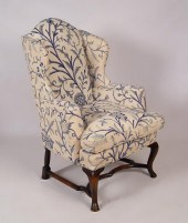 EARLY WINGBACK CHAIR UPHOLSTER