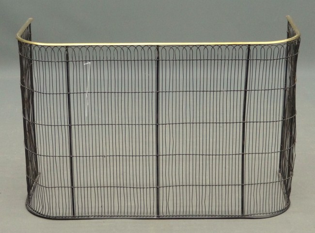 Early wirework fender. 36 1/2'' W