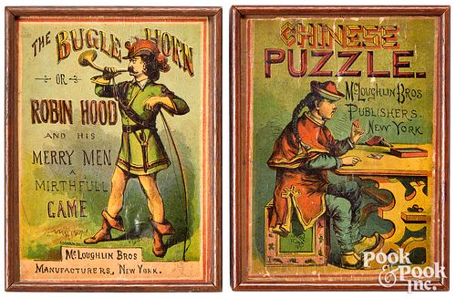 EARLY WOOD BOX MCLOUGHLIN BROS.