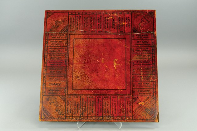 EARLY WOOD MONOPOLY GAME BOARD c.