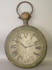 EARLY WOODEN HANGING POCKET WA