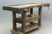 Early woodworkers 2 part bench