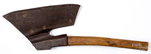 EARLY WROUGHT IRON GOOSE WING