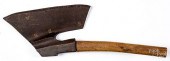 EARLY WROUGHT IRON GOOSE WING