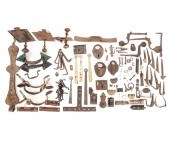 Early wrought iron ironware, 1