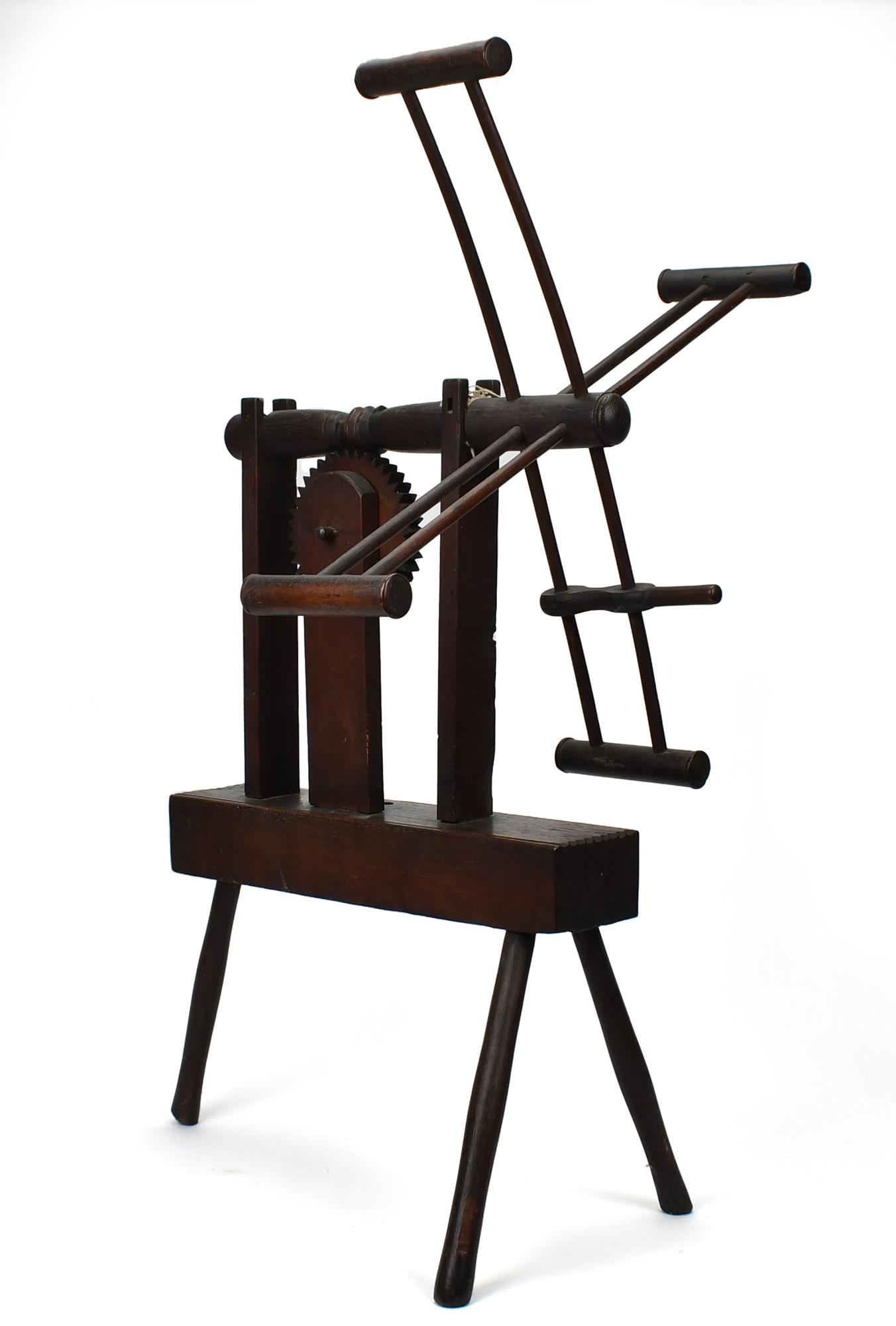 EARLY YARN WINDER, POP GOES THE